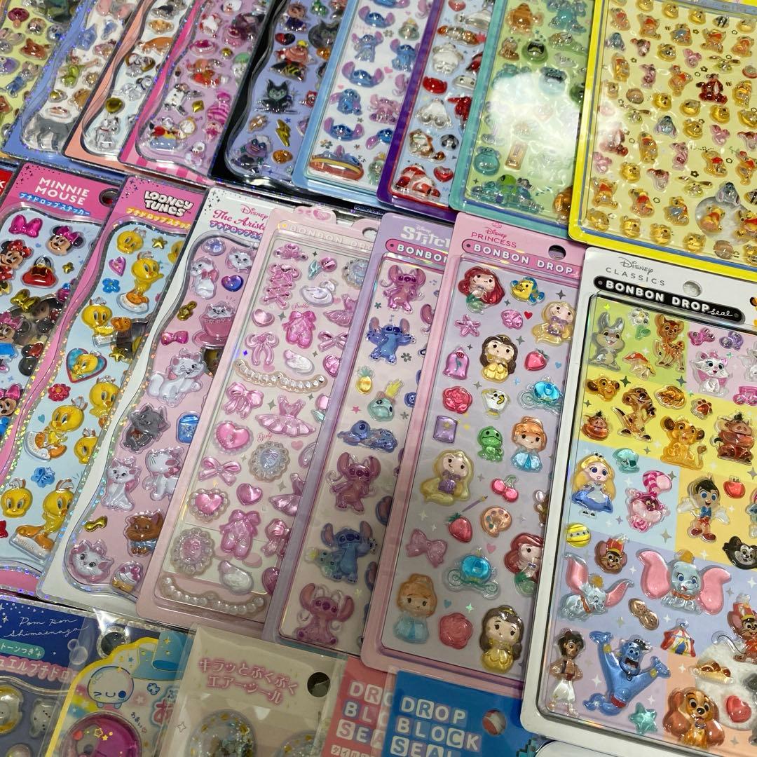 【正規品】プチドロップステッカー ボンボンドロップシール ディズニー まとめ売り
