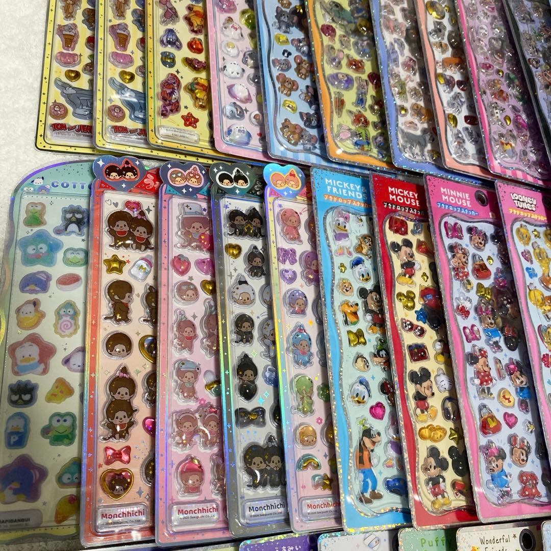 【正規品】プチドロップステッカー ボンボンドロップシール ディズニー まとめ売り
