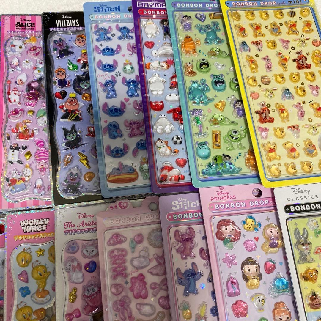 【正規品】プチドロップステッカー ボンボンドロップシール ディズニー まとめ売り