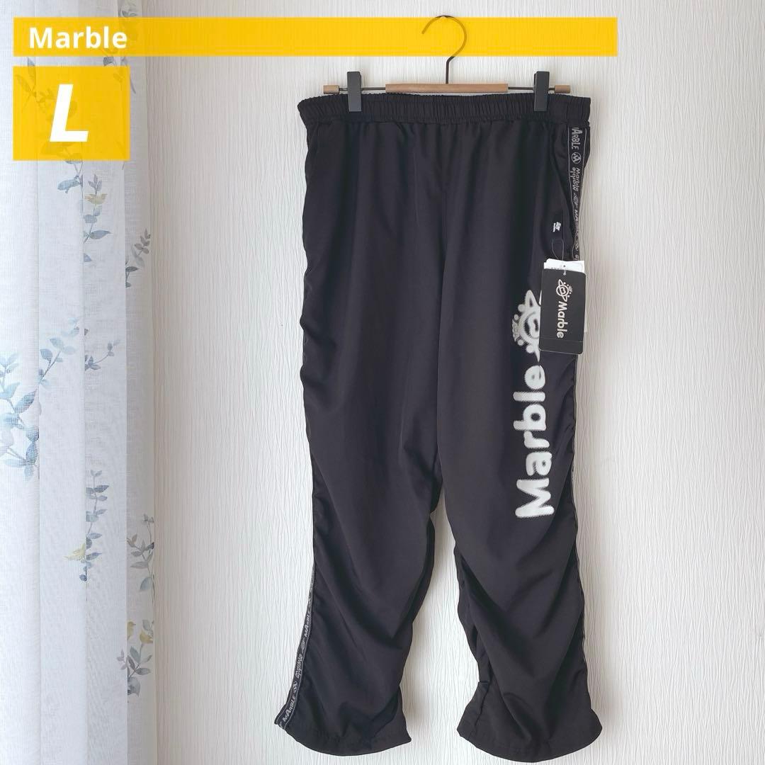 未使用タグ付 Marble フィットネスパンツ L黒 クシュパン 筋トレ催事限定