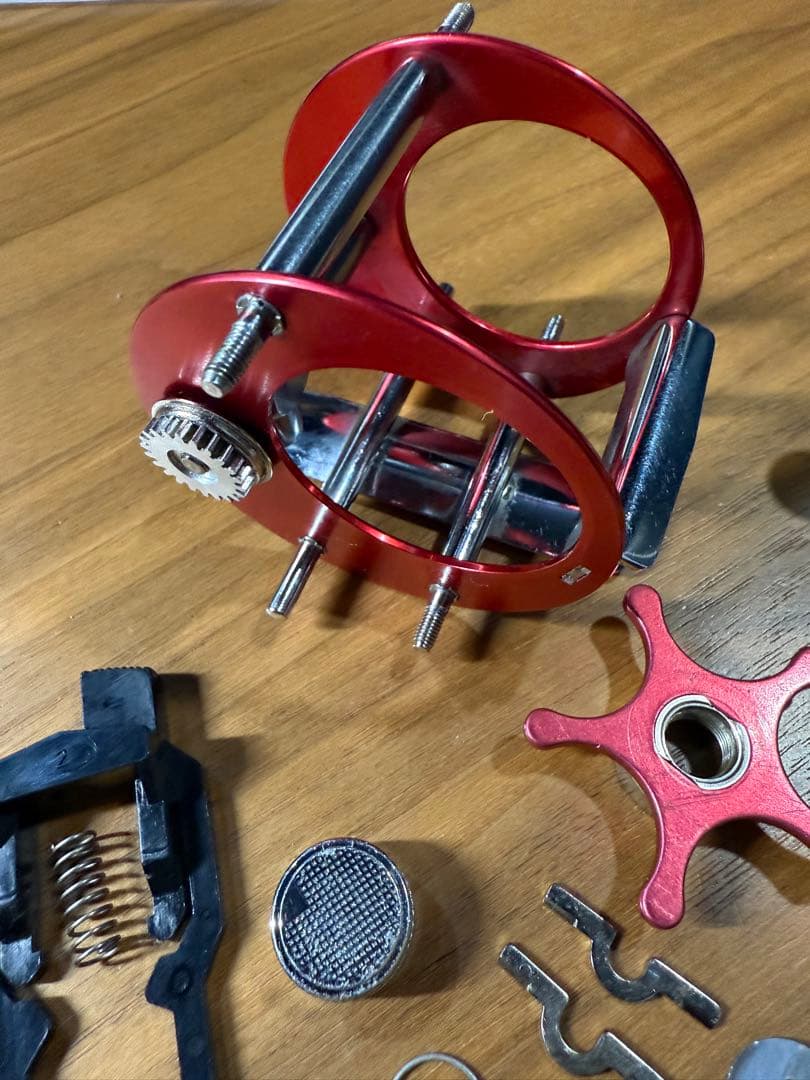 ABU2500CノストラジアIAR レッド中古美品純正品修復用セット
