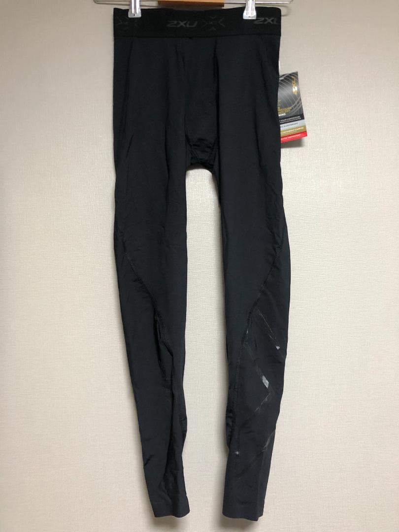 未使用 2XU MCSクロストレ コンプレッションタイツ ロゴベルト M 黒