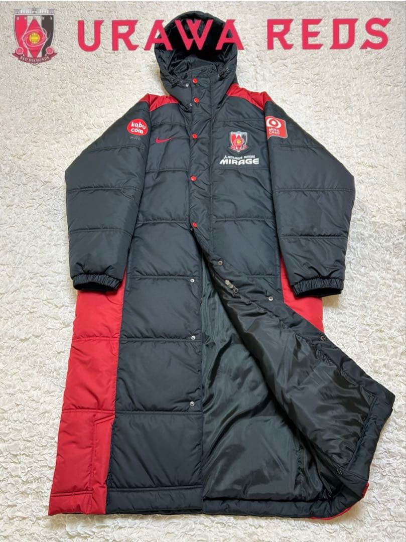 未使用級✨NIKE ナイキ 浦和レッズ ベンチコート 支給品 XL