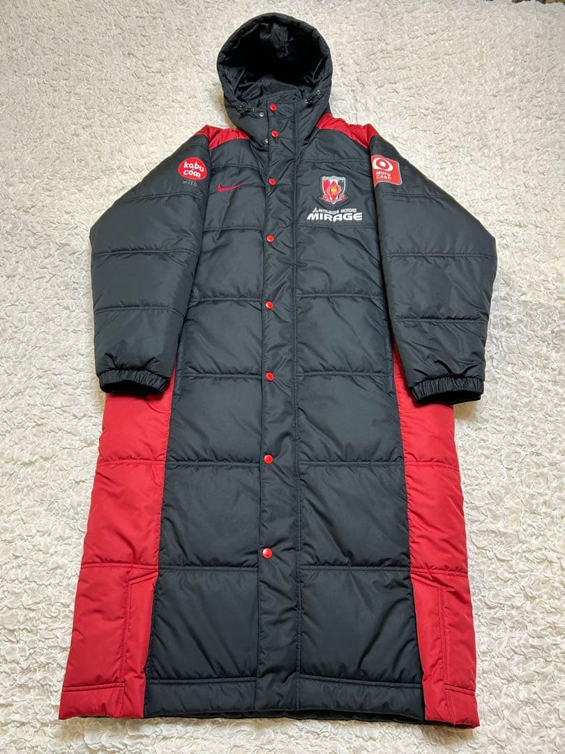 未使用級✨NIKE ナイキ 浦和レッズ ベンチコート 支給品 XL
