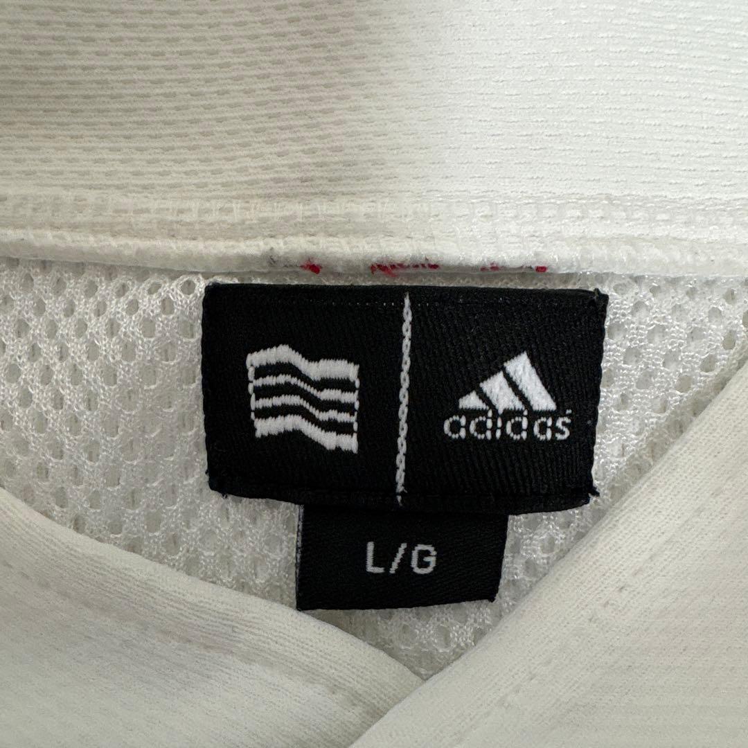 adidas golfハーフジップ シャツ メンズ アディダスゴルフ　L/G