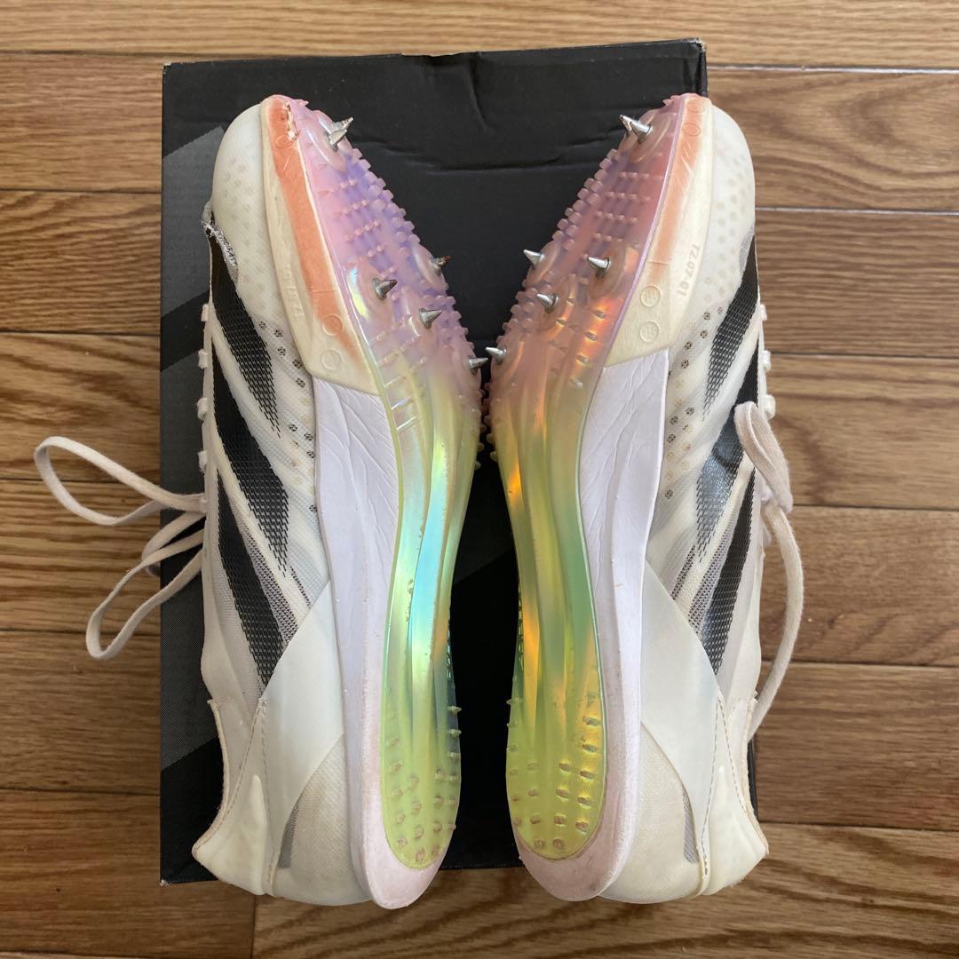 ADIZERO プライムSP2スパイクシューズ ホワイト/グレー26.5