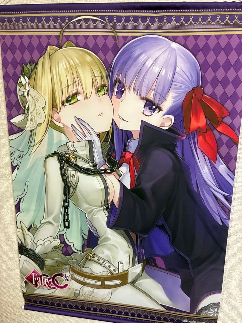 【限定品】Fate タペストリー 3点セット缶バッチなし　コンプティーク