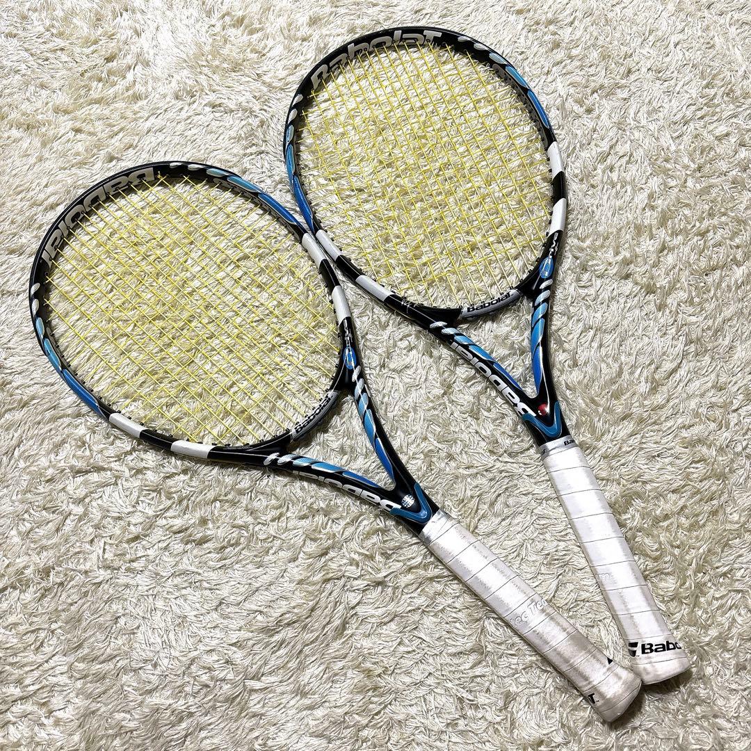 《人気モデル》 BabolaT Pure Drive ＋ 硬式ラケット セット
