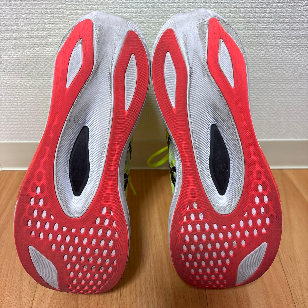 美品 アシックス マジックスピード4 WIDE イエロー/ブラック 27.5