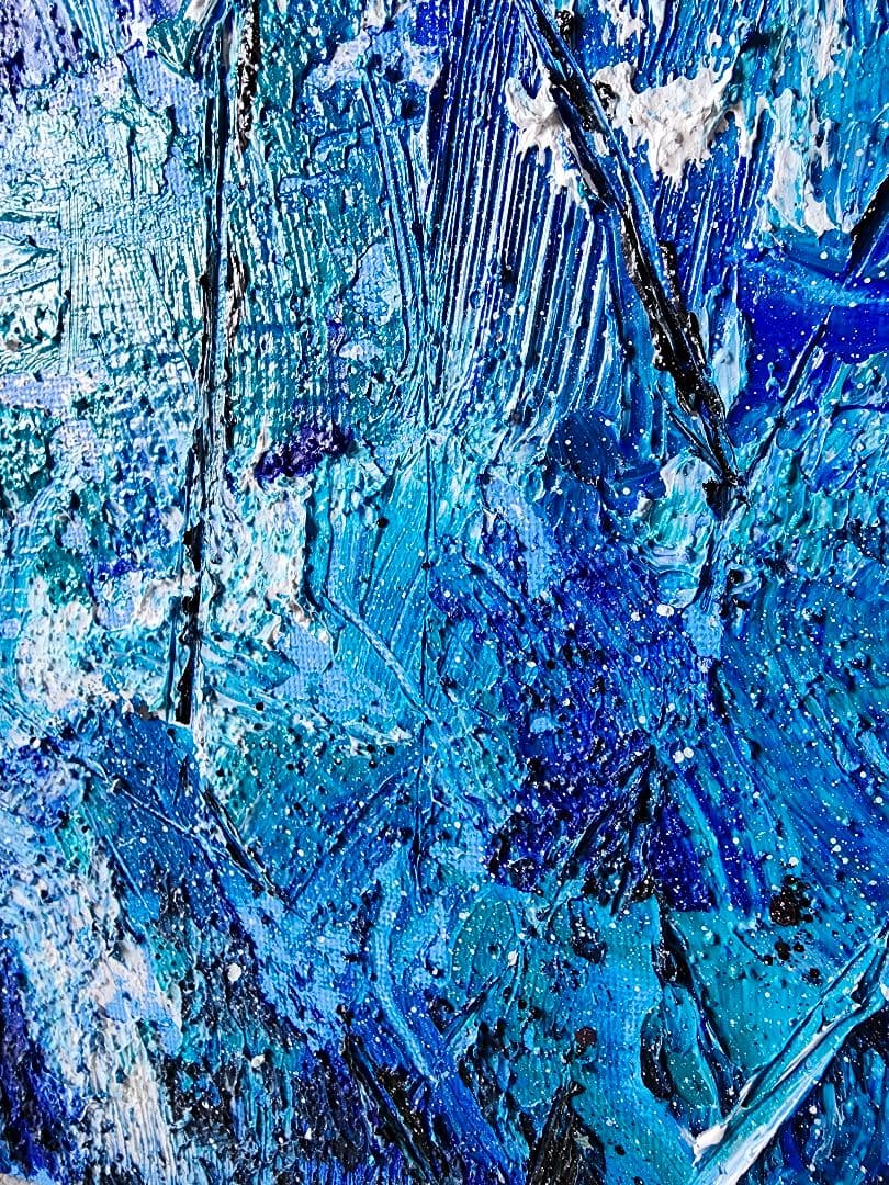 アクリル画　抽象画