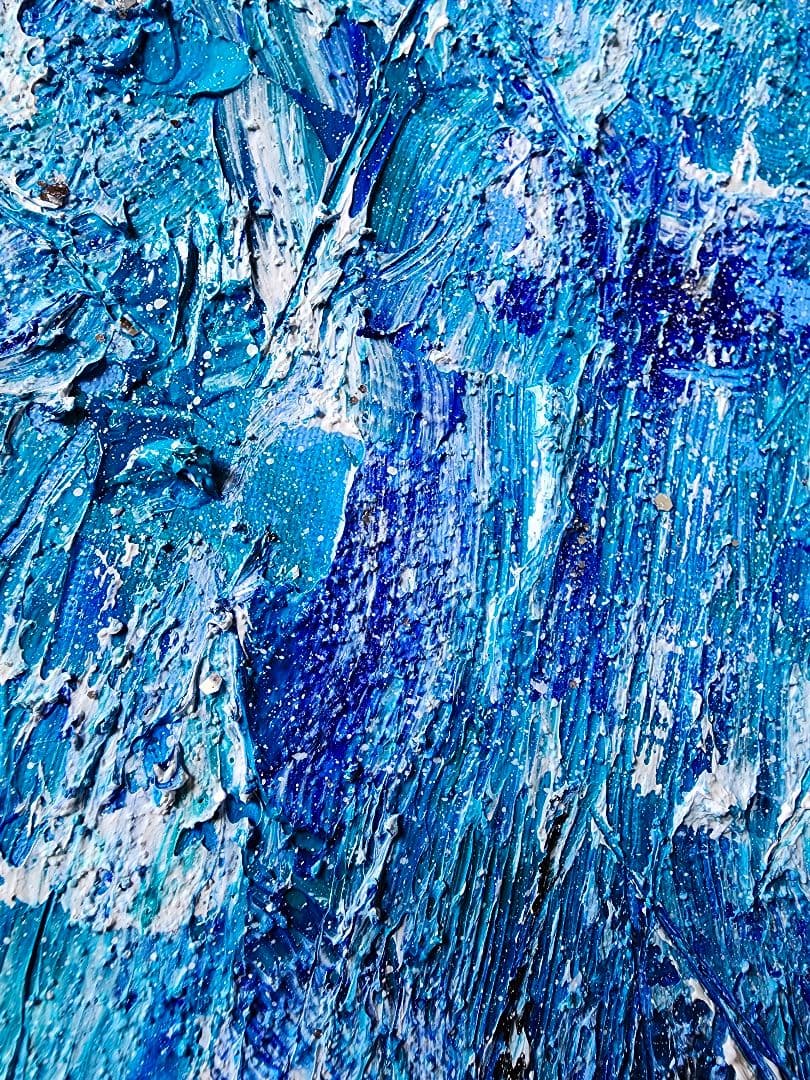 アクリル画　抽象画