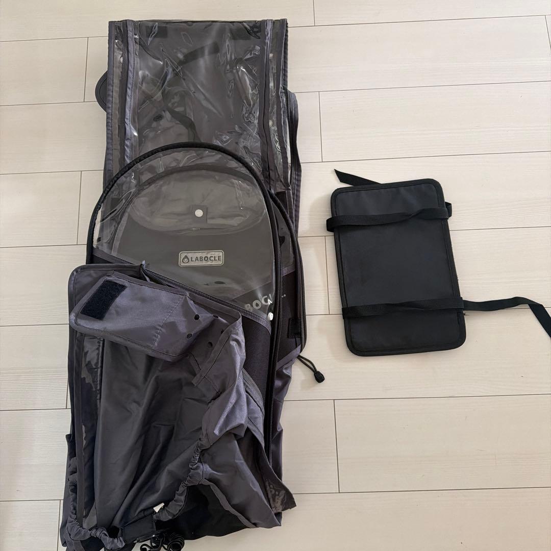 LABOCLE ラボクル プレミアムチャイルドシートレインカバー 後ろ　ブラック
