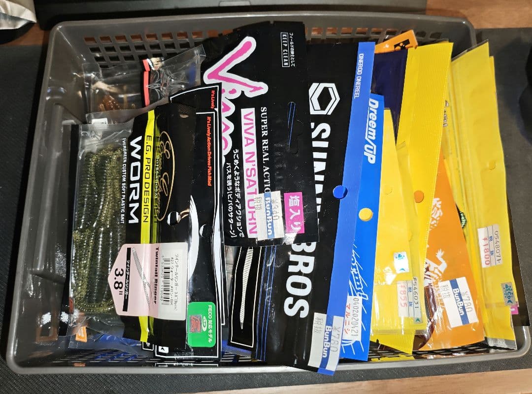 【未開封】バス、ブルーギル ワーム28点セット