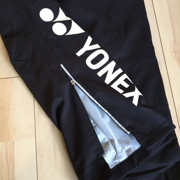 YONEX ヨネックス　ウィンド ウォーマーパンツ ジャージ S 裏地付き 黒