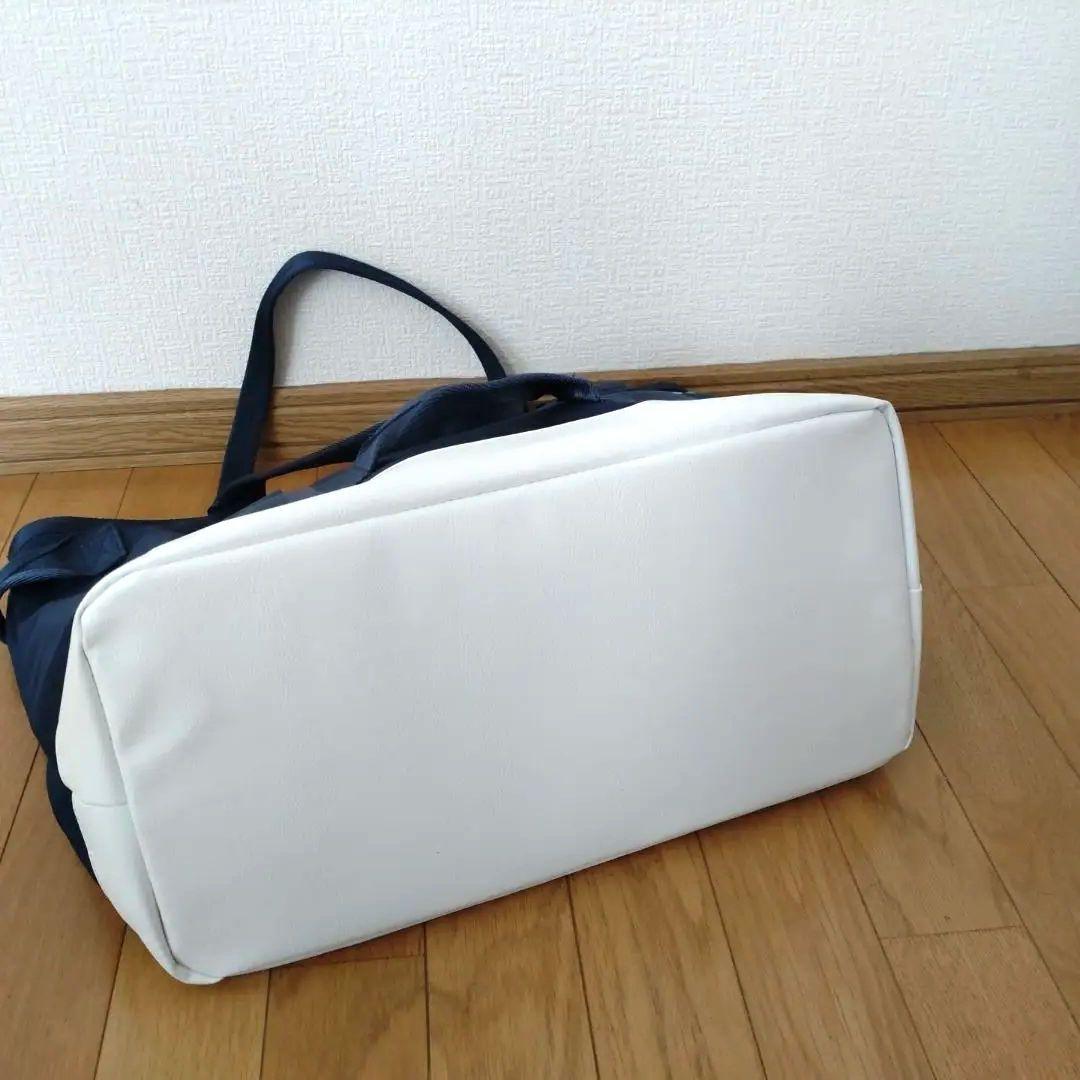 【TravisMathew】トートバッグ ネイビー×ホワイト