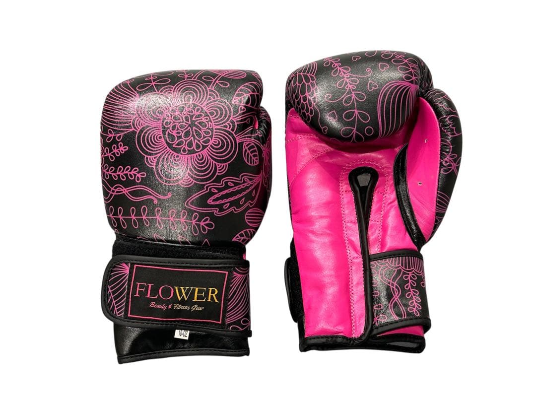 FLOWER BOXING GLOVE BK PINK ボクシンググローブ