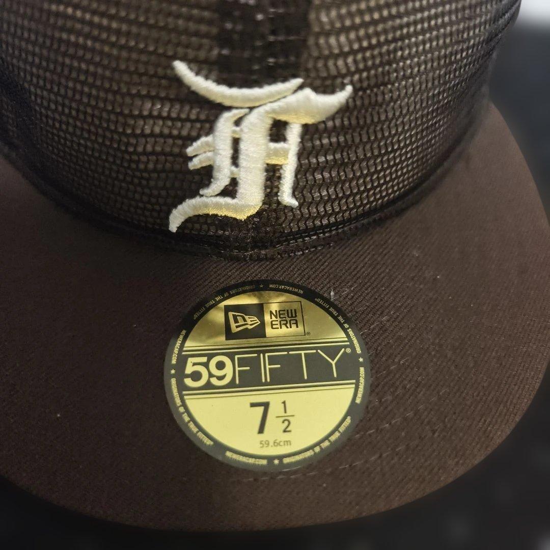 ニューエラ　フィアオブゴッド　メッシュキャップ　新品　59FIFTY 1/2
