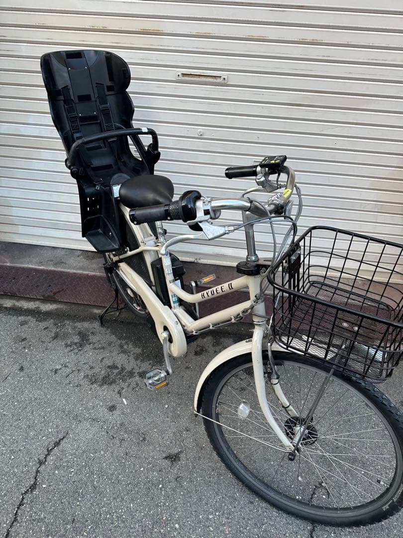 電動自転車　ブリヂストンhydee2 人気な車種　子供乗せシート付き　お買い得品
