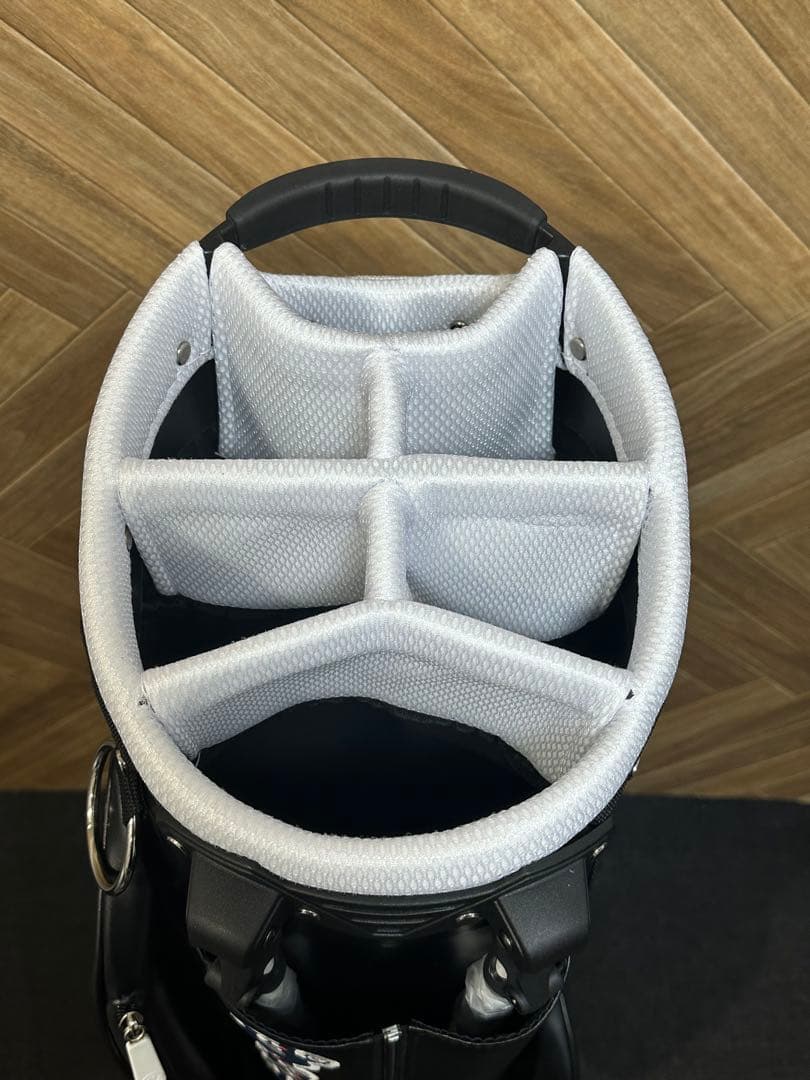 新品未使用☆即発送☆韓国パーリーゲイツスタンド式キャディーバック　ブラック
