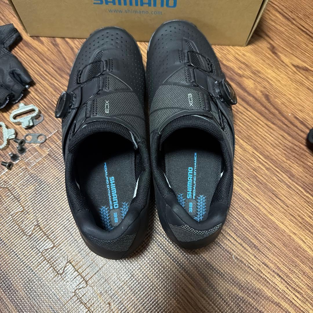 シマノXC3 ビンディングシューズ おまけ多数