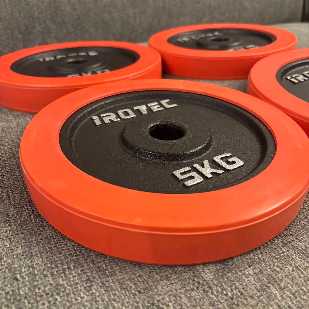アイロテック ダンベルプレート 5kg×4枚 計20kg
