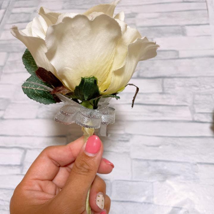 造花　ブーケandブートニアandヘアアクセサリーセット