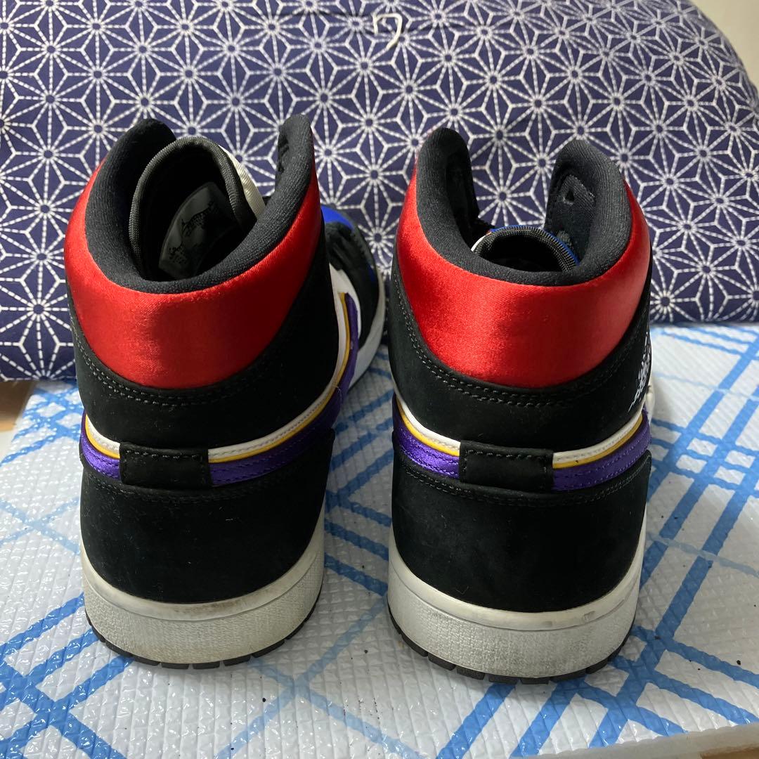 Air Jordan バスケットボールシューズ ハイカット 青 黒 白 赤