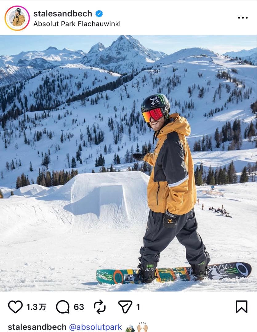 OAKLEY スノボ ウェア 黄色