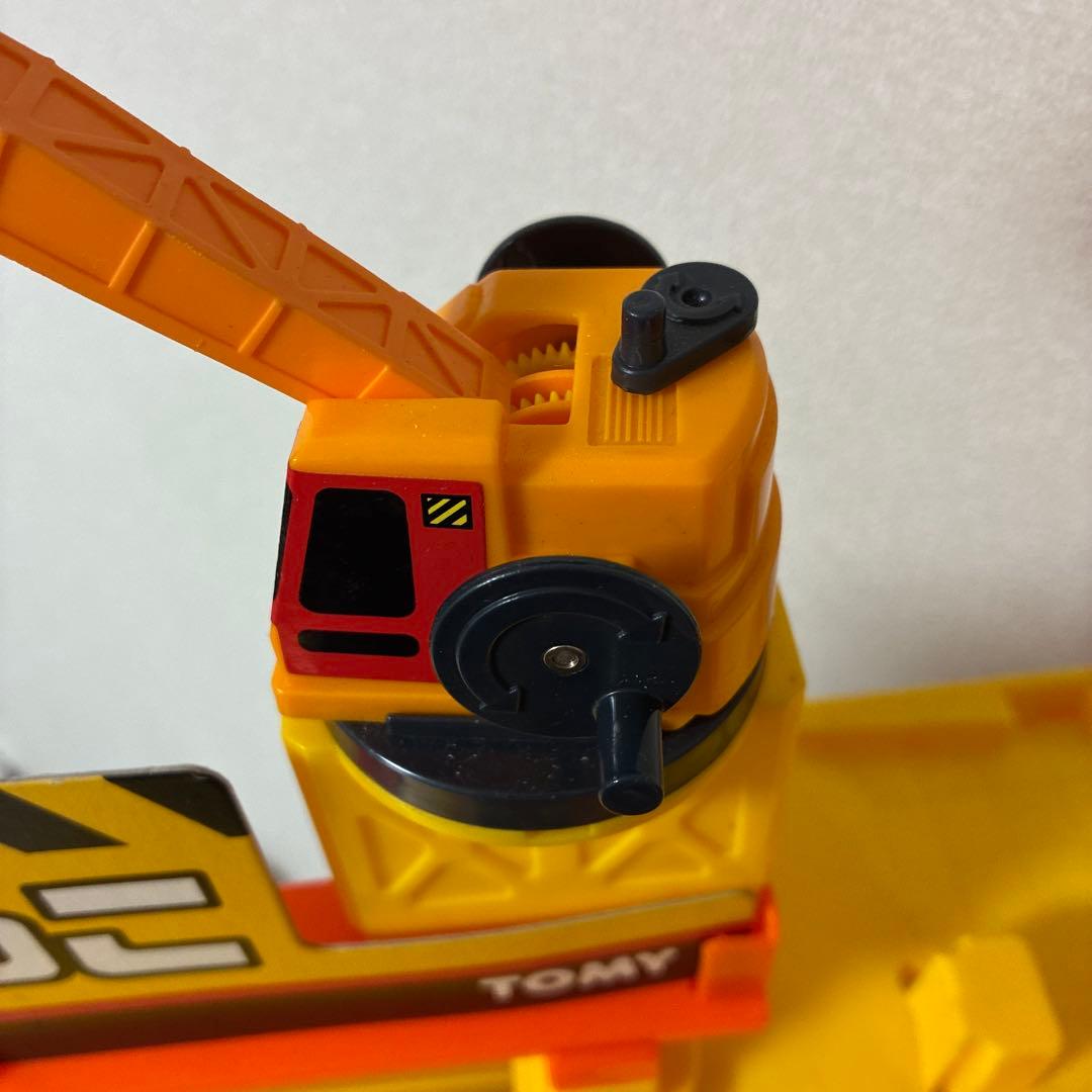 トミカ　建設　けんせつごっこ　工事現場　クレーン　1990年代　TOMY
