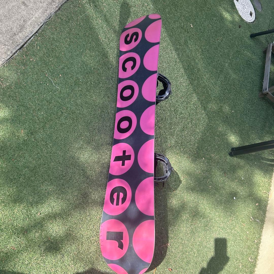SCOOTER　名作G7　良質国産スノーボードセットOGASAKA製　バイン付