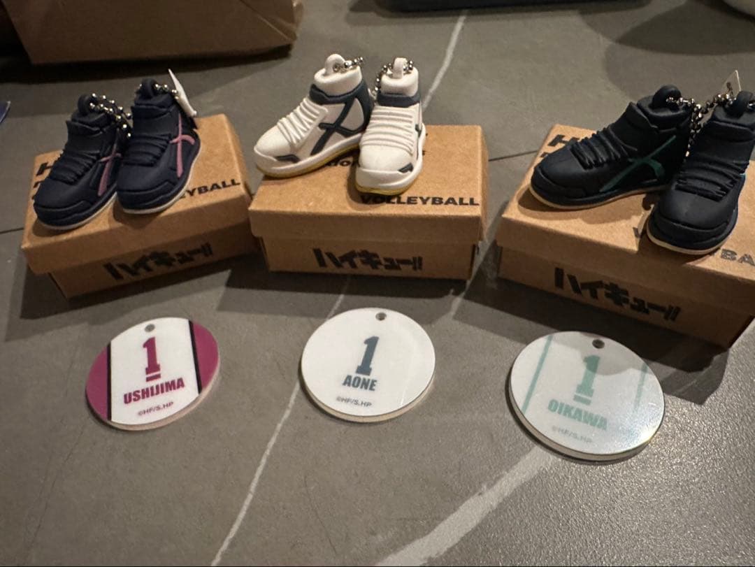 ハイキュー！ミニュチュアシューズコレクションvol2青根牛島及川