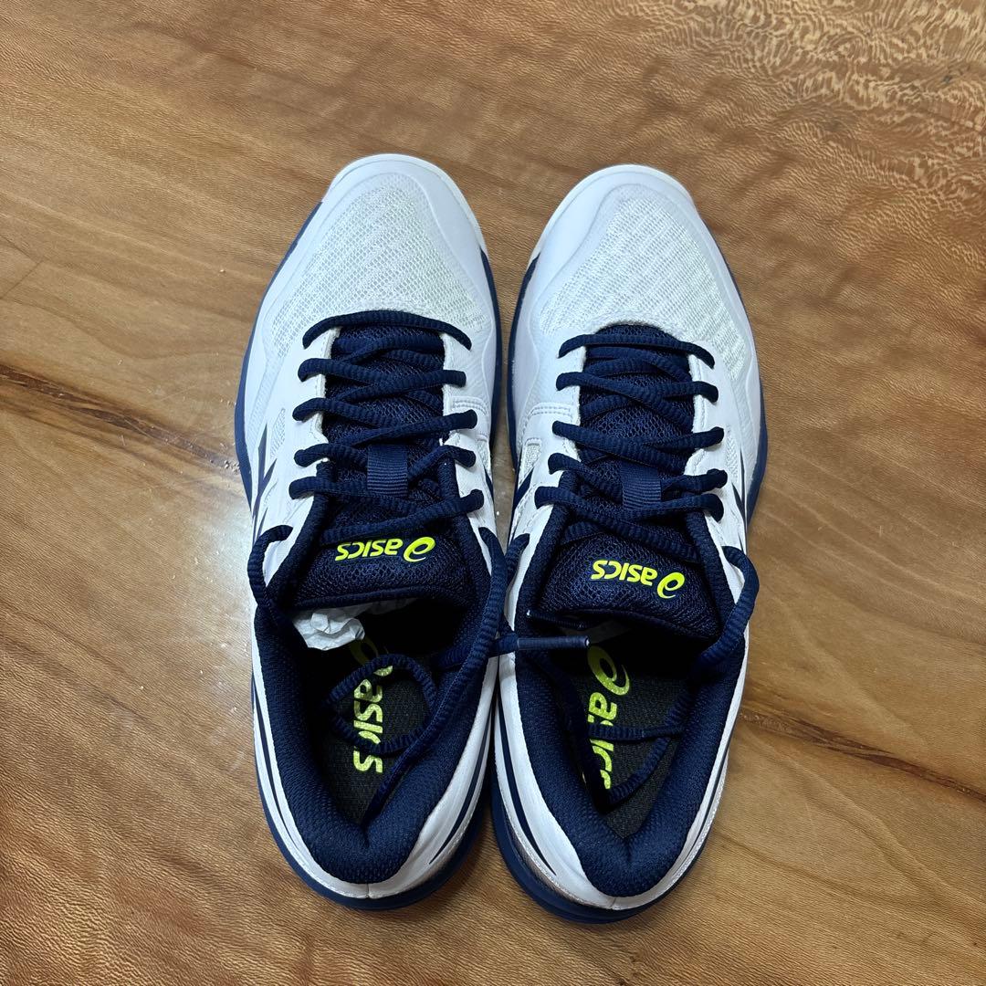 未使用】バドミントンシューズ　メンズ　24.5 asics アシックス