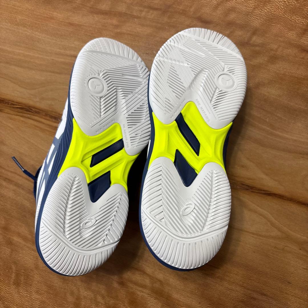 未使用】バドミントンシューズ　メンズ　24.5 asics アシックス