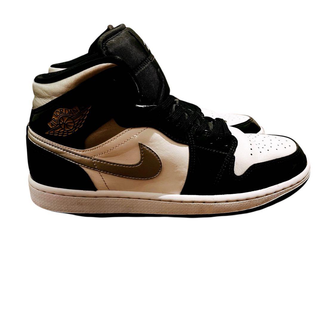 【美品】NIKE Air Jordan 1 ブラック/ホワイト ハイカット