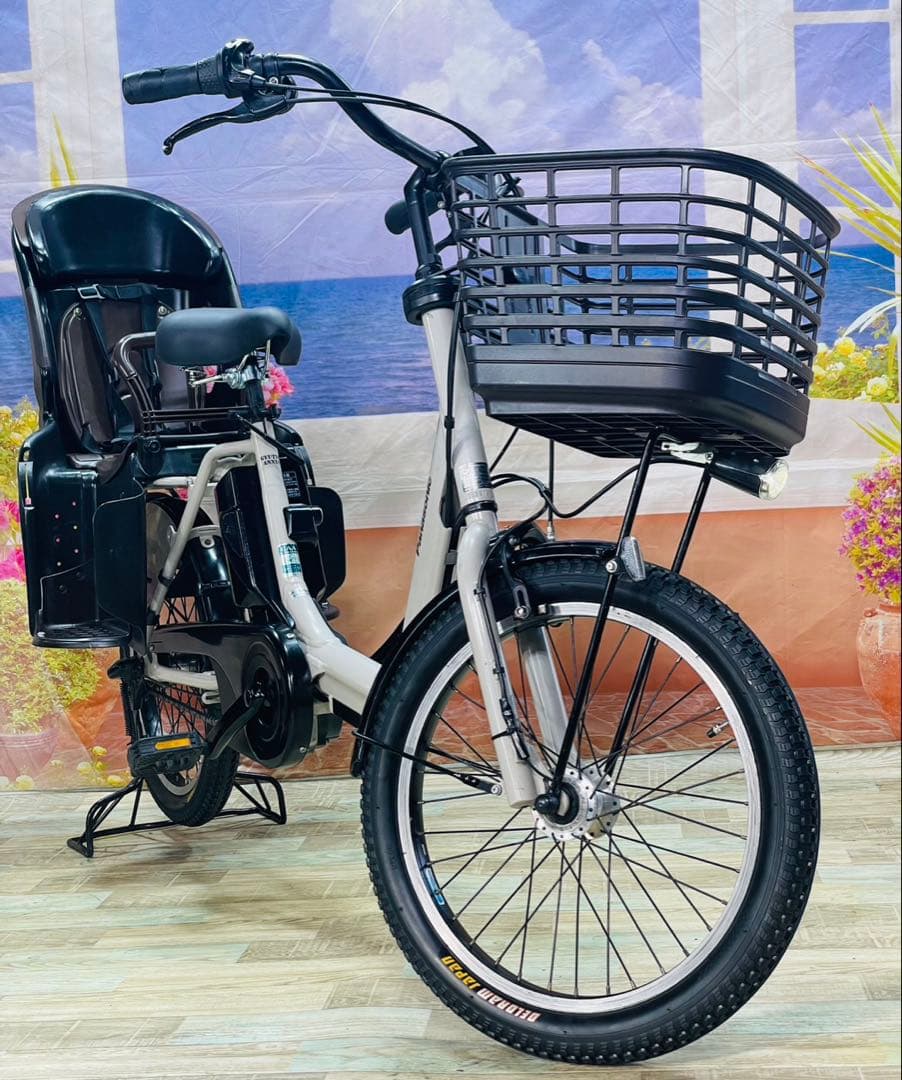 ギュットアニーズ⭐️13AH！パナソニック子供乗せ 電動アシスト自転車Y3564