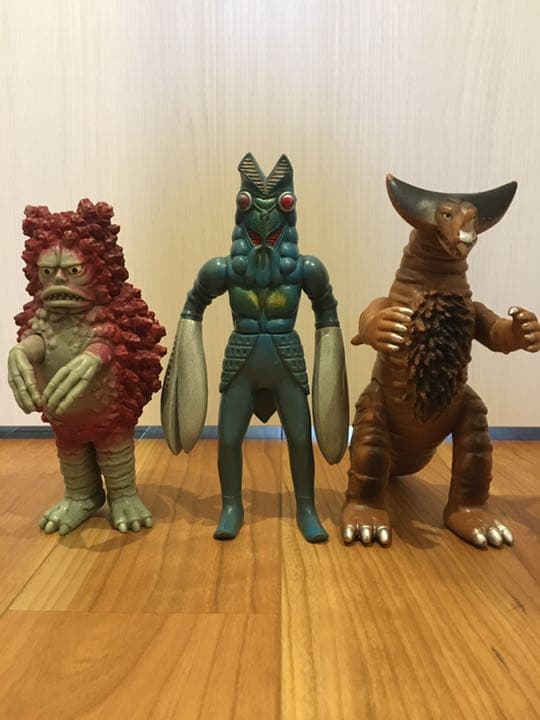 初代ウルトラマン ソフビ フィギュア ３体