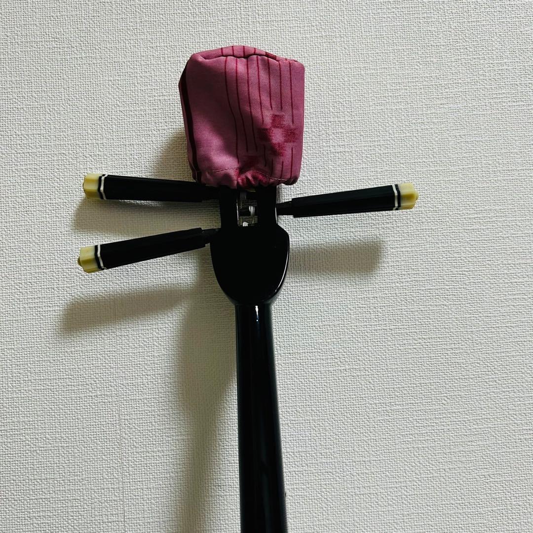 ★極美品★ 沖縄三線 蛇柄　人工革　三味線 胴巻き 和楽器 ミニチューナー付き