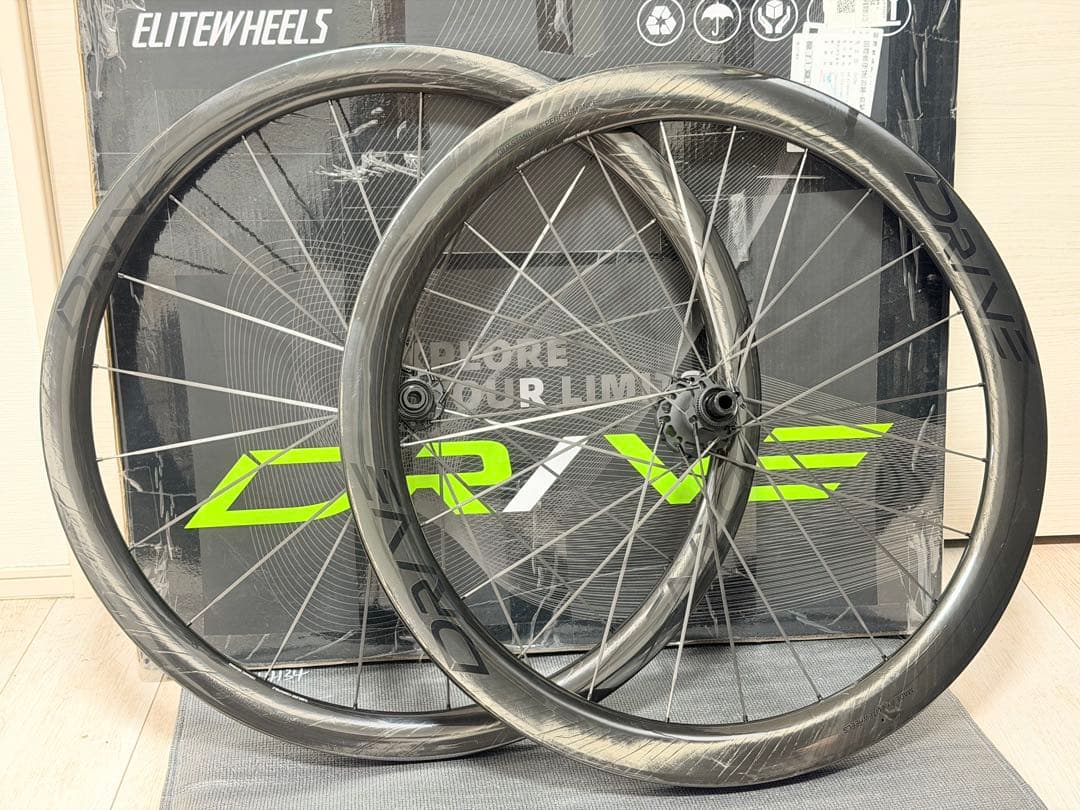 【限定値下げ】ELITEWHEELS DRIVE 40/50 カーボンホイール