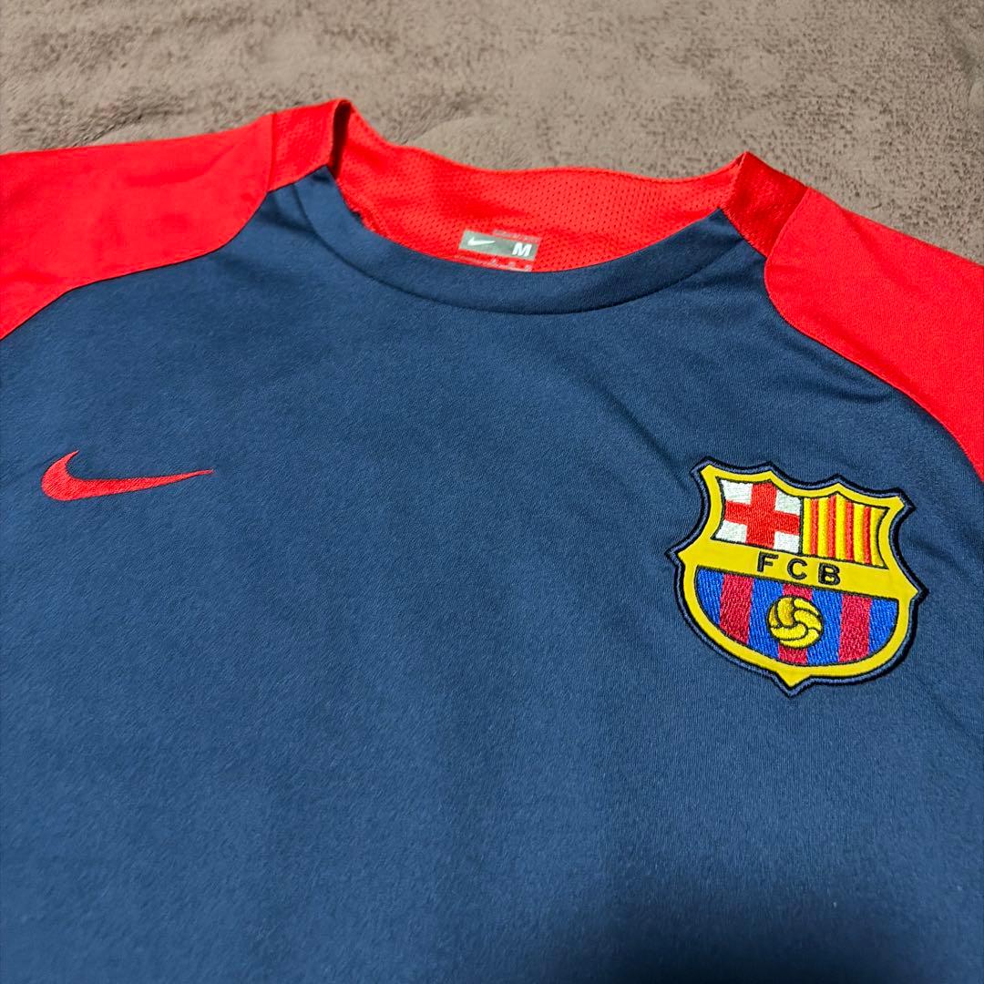 バルセロナ NIKE ナイキ ノースリーブ シャツ タンクトップ ネイビー M