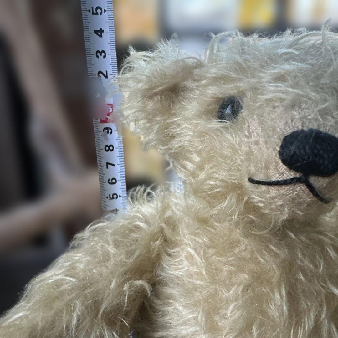 ヴィンテージ　蚤の市で購入！可愛いテディベア　ベージュのクマのぬいぐるみ