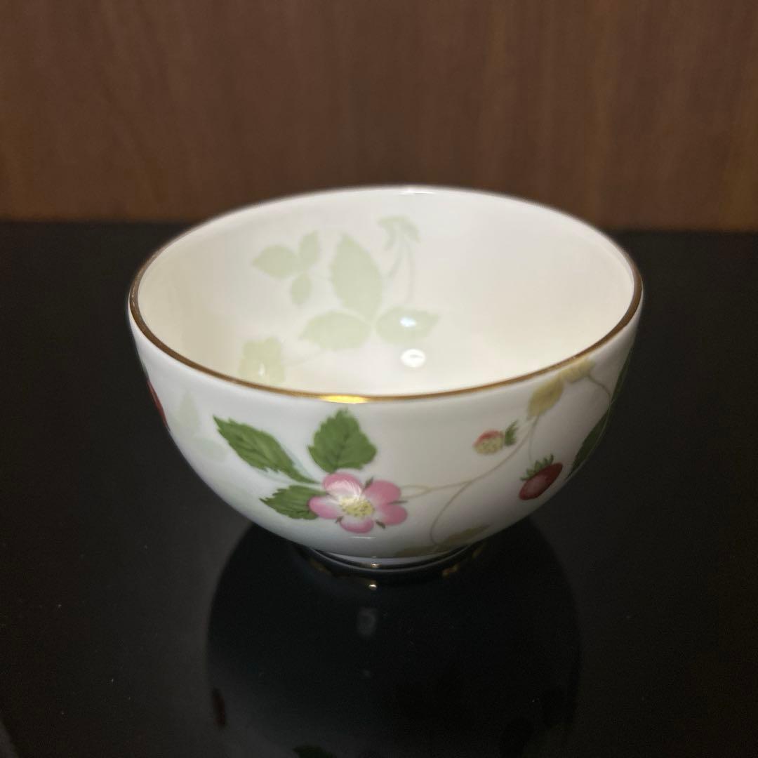 4個セット　ウェッジウッド ワイルドストロベリー ジャパニーズ ティーカップ