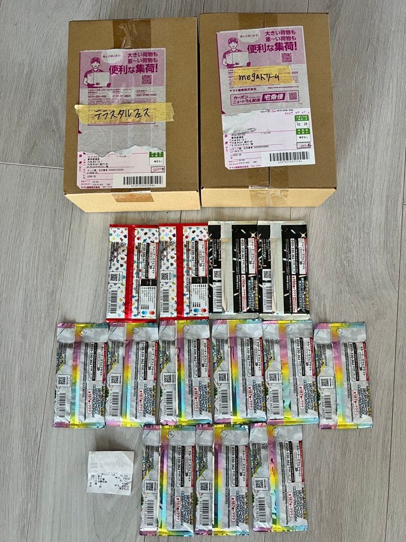 ポケモンカード　テラスタルフェス　megaドリーム　BOX パックなど