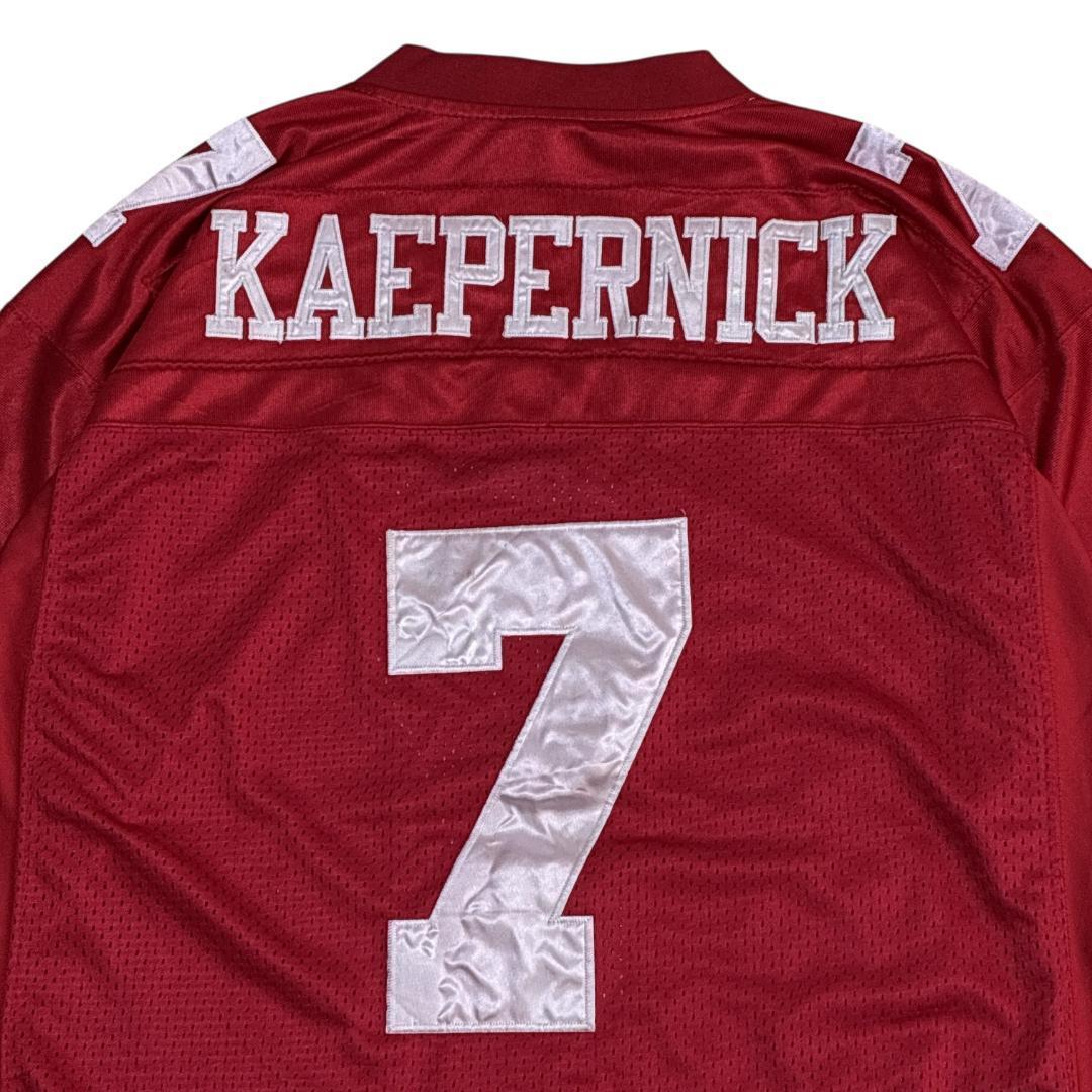 NFL 49ers Reebok ユニフォーム アメフト ゲームシャツ 刺繍ロゴ