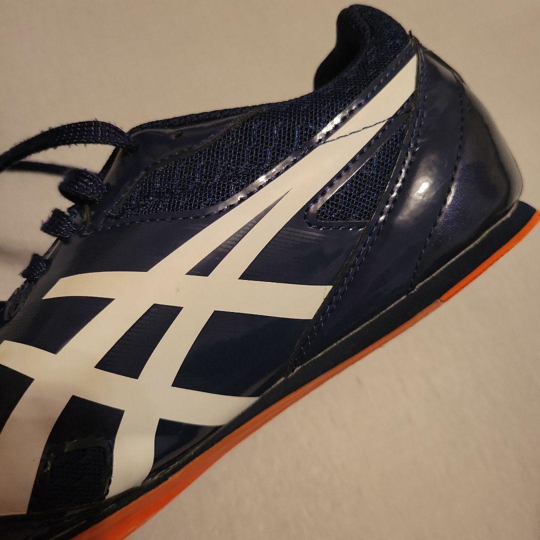 asics エフォート　スパイクシューズ　ネイビー28センチ