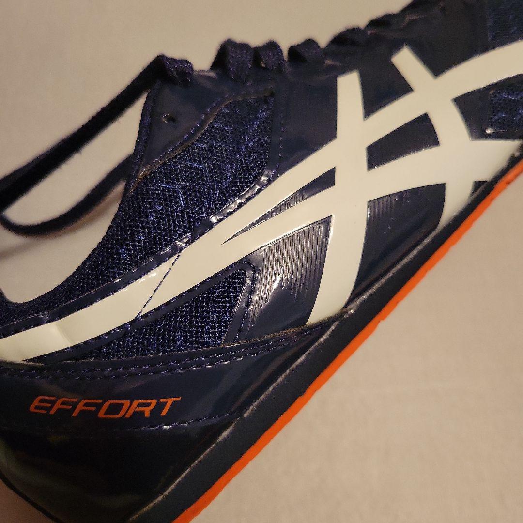 asics エフォート　スパイクシューズ　ネイビー28センチ