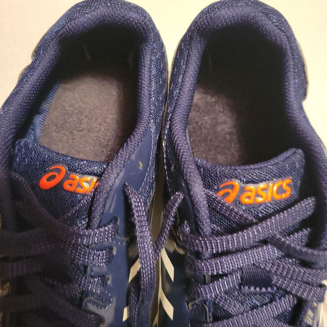 asics エフォート　スパイクシューズ　ネイビー28センチ