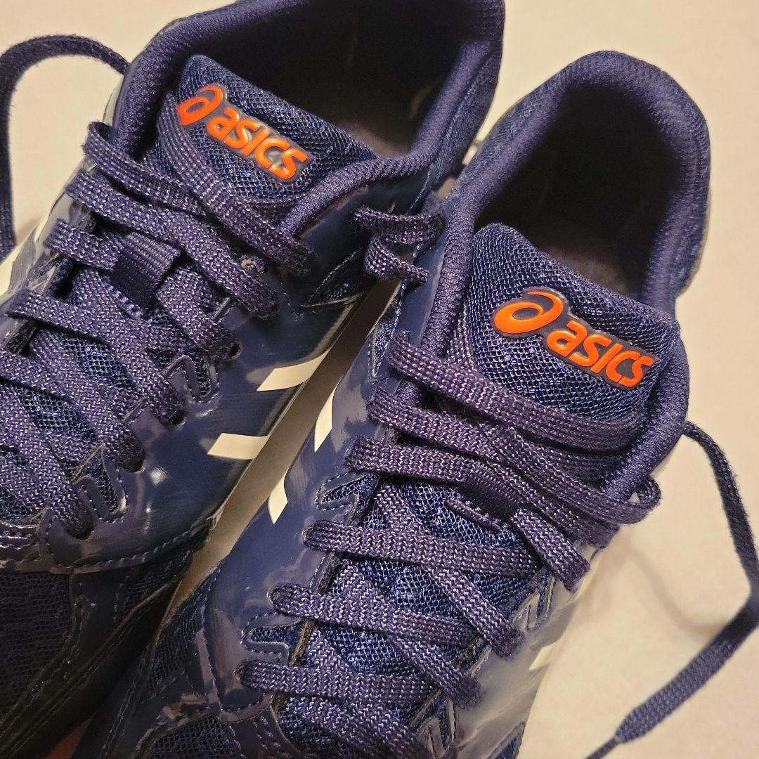 asics エフォート　スパイクシューズ　ネイビー28センチ