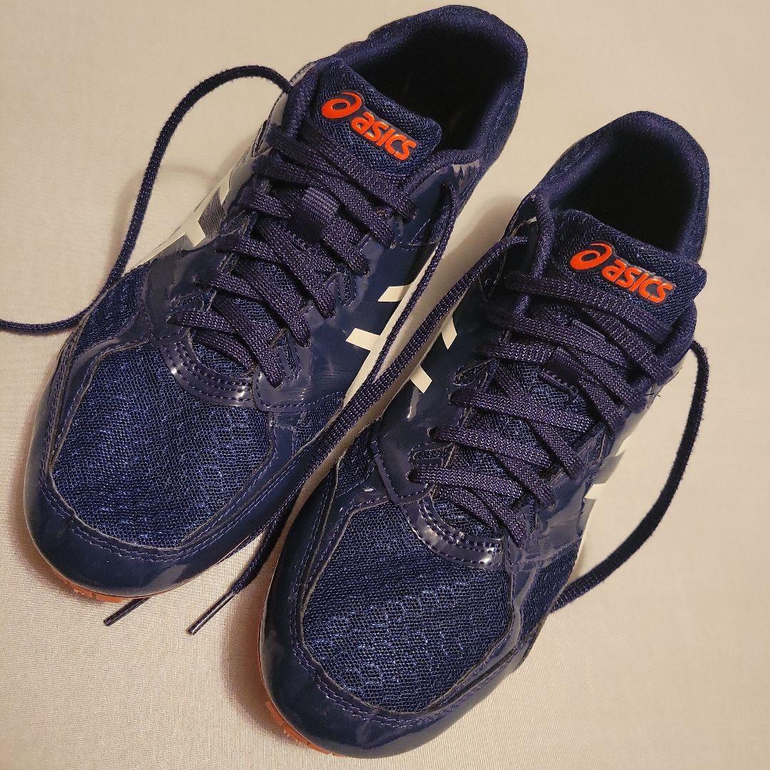 asics エフォート　スパイクシューズ　ネイビー28センチ