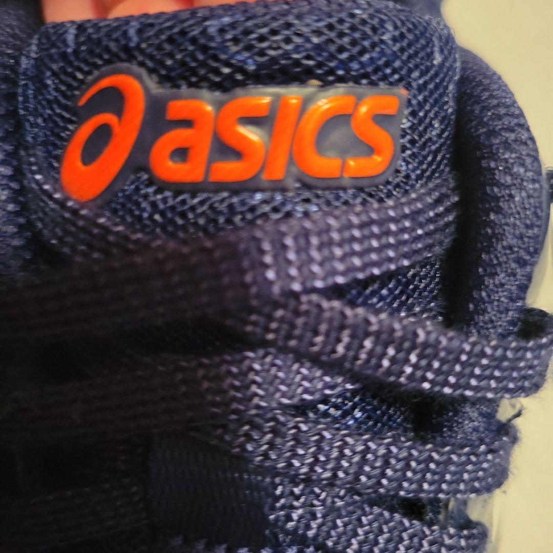 asics エフォート　スパイクシューズ　ネイビー28センチ