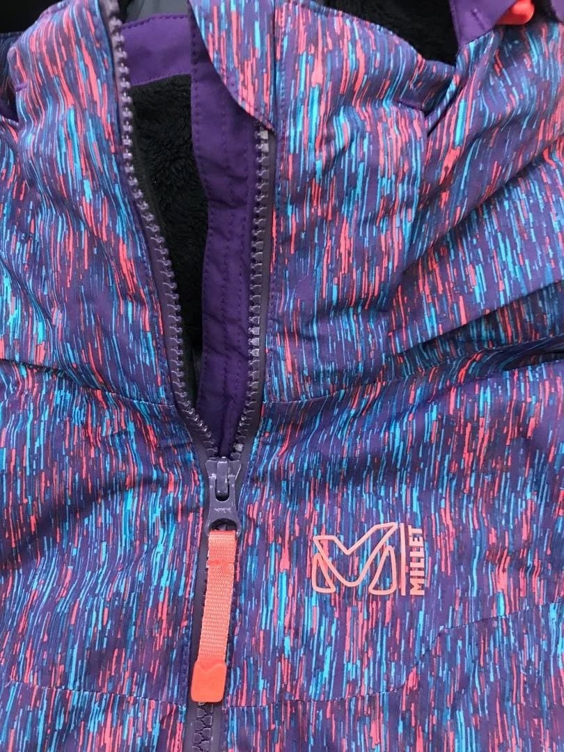 MILLET レディース中綿入りストレッチウエア上下セット上/Ｌ下/Ｍ 美品